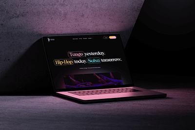 Dance studio website design dance design designer inspiration studio uidesign uiux website