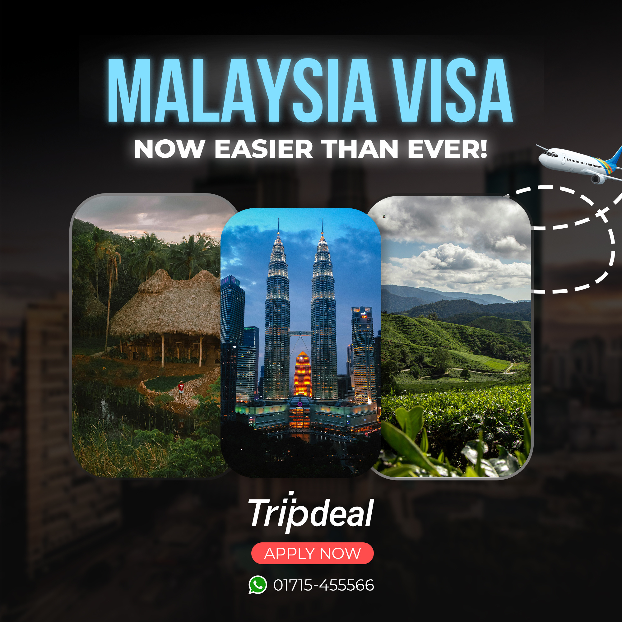 Example of Custom Travel Social Media Post Design