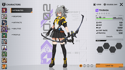 Subculture Mobile Game UI Concept game graphic design ui