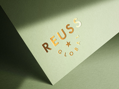Investment Firm Branding branding business card gold gold foil green hooman investment logo logotype minimal print design star
