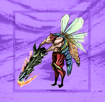 Firefly Soldier concept concept art digital art fly graphic design illustration