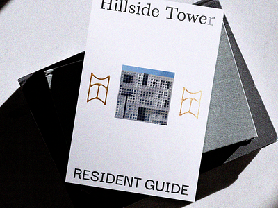 Hillside Tower Merch art direction assets book branding hillside tower identity logo material new york objects print queens resident guide strategy