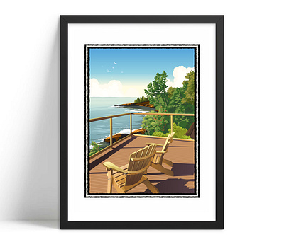 Travel Poster Illustration | Sajid Mahmud adobe illustrator art digital art digital illustration graphic design illustration poster travel poster vector art