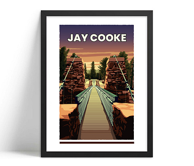 JAY COOKE | TRAVEL ART POSTER ILLUSTRATION adobe illustrator graphic design illustration vector art