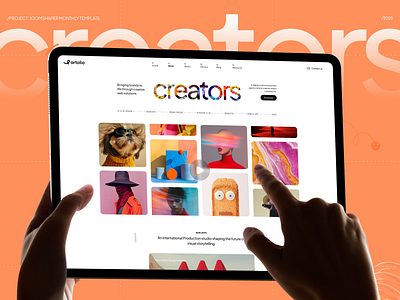 Artolio - Multi-Purpose Joomla Templates agency creative freelance joomla product design ui ux website