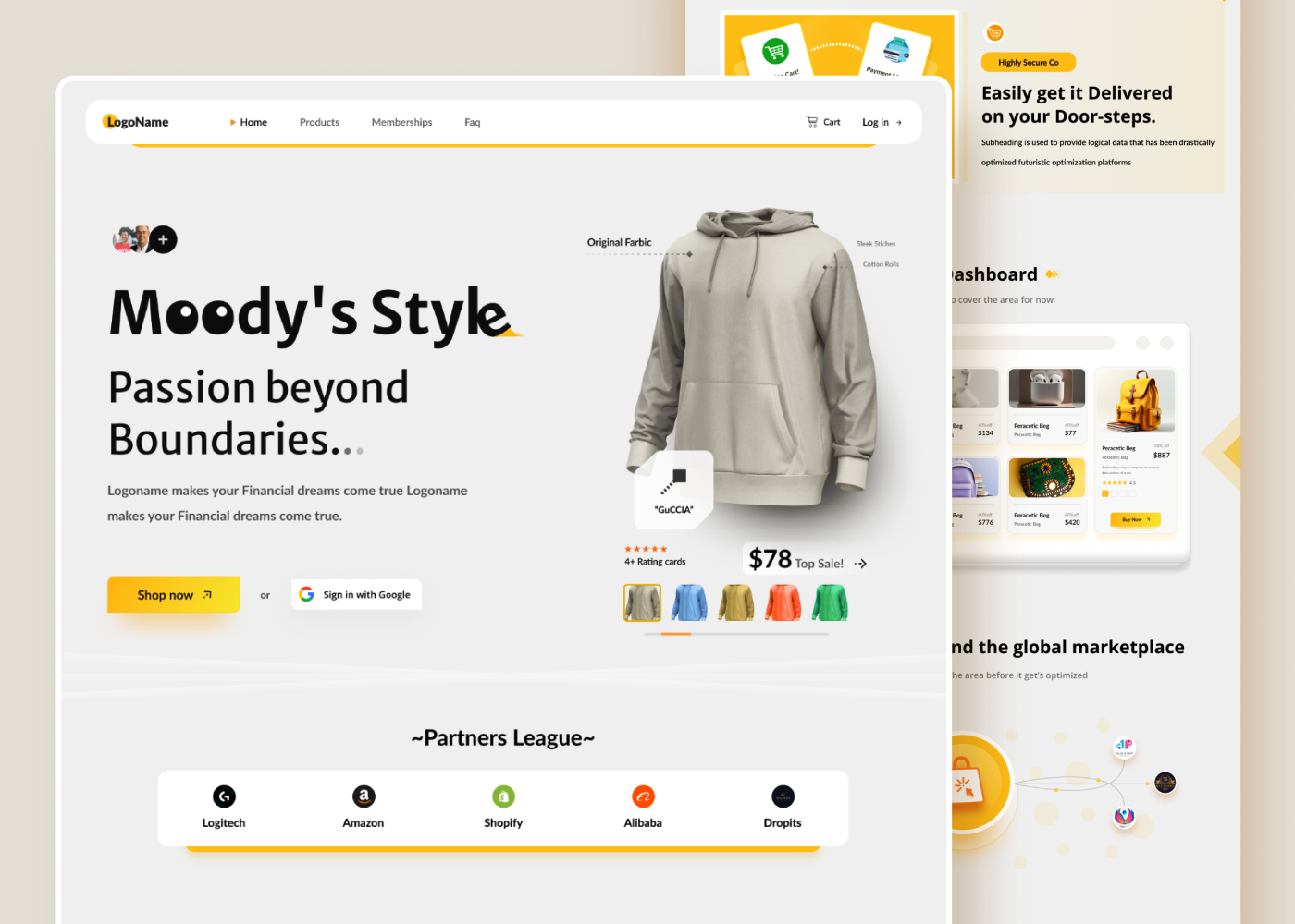Clothes & Gadgets Store | Ecommerce Website application branding designer mansoorgull product uiux webdesign website مصمم