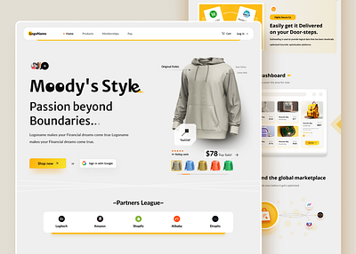 Clothes & Gadgets Store | Ecommerce Website application branding designer mansoorgull product uiux webdesign website مصمم