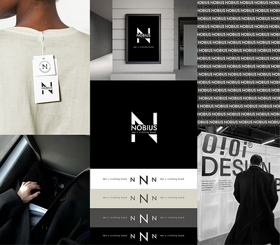 Сlothing brand identity concept branding design figma graphic design logo