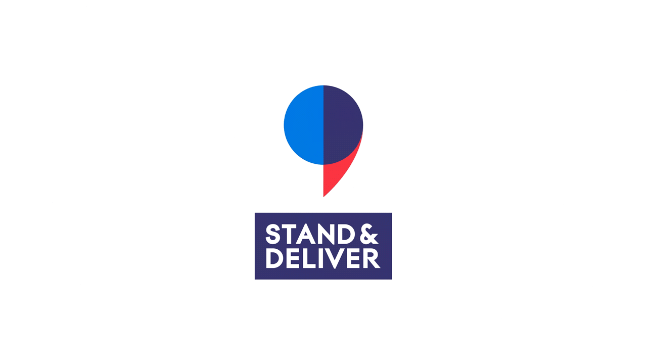 Stand & Deliver after effects animated animated logo animation animazzio business logo logo animation lottie mark motion design motion graphics web