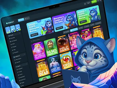 ICEBET Casino Template betting bettings casino casino design casino designer casino gambling casino template casino ui casino ui design gambling gambling design gambling ui game game ui gaming jackpot live casino live slots roulette slots