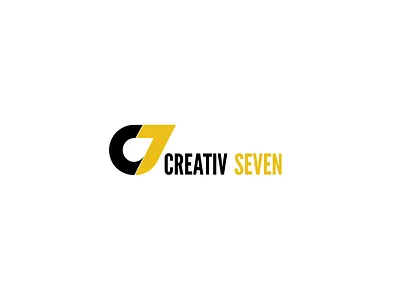Creative Seven logo animation animated logo animation arrow branding branding animation circle design studio lines logo animation motion graphics motion logo ui yellow