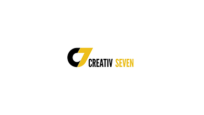 Creative Seven logo animation animated logo animation arrow branding branding animation circle design studio lines logo animation motion graphics motion logo ui yellow