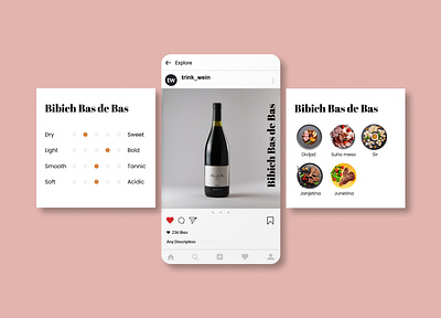 TrinkWein - Social Media design social media ui ux webshop
