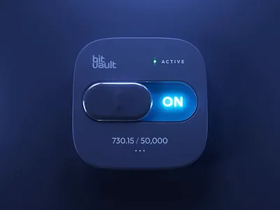 3D Switch Button 3d app button component crypto dark fintech interface option switch toggle ui ux