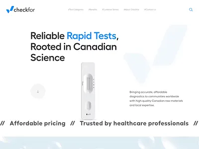 🧪 Diagnostic platform accessibility clean design diagnostics health healthcare medical ui website