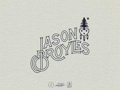 Jason Broyles Brand Identity artist brand design brand identity branding branding design hand drawn hand lettering identity design illustration lettering logo logo design logotype music musician retro typography vintage visual identity wordmark