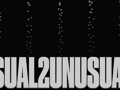 Usual 2 Unusual — Artist portfoio anthracite artist modern art portfolio sydorov typography web design