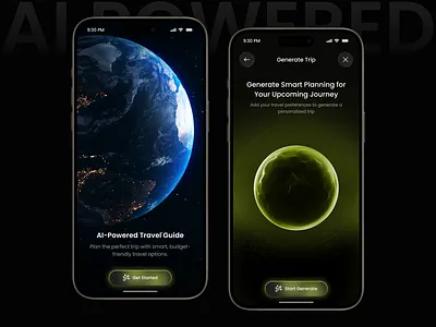 AI Travel Planner Mobile App Design ai planner ai travel app app design ios itinerary app mobile mobile app onboarding screens onboarding ui product design smart travel app travel app travel planning trip planner