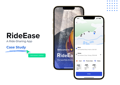 RideEase Case Study animation branding graphic design landing page logo motion graphics transport mobile app ui uiux user experience user interface