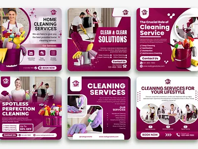 Professional Cleaning Service Social Media Post socialmediapost