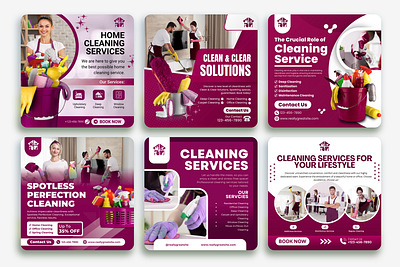 Professional Cleaning Service Social Media Post socialmediapost
