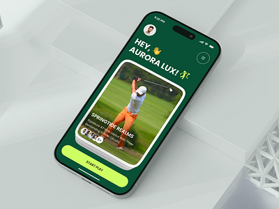 Golf App UI – Score Tracking, Tee Times & Course Guide app app app design course map golf golf app golf tracker gps golf app ios mobile mobile app product design score tracker sports app sports tech tee time booking