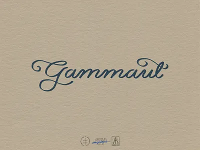 Gammaut Script Wordmark brand design brand identity branding branding design elegant hand drawn hand lettering identity design lettering logo logo design logotype minimal script simple type typography vintage visual identity wodmark