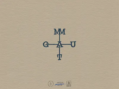 Gammaut Submark brand design brand identity branding branding design clean ex libris hand drawn identity design logo logo design logotype minimal music simple traditional type typography vintage visual identity wordmark