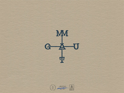 Gammaut Submark brand design brand identity branding branding design clean ex libris hand drawn identity design logo logo design logotype minimal music simple traditional type typography vintage visual identity wordmark