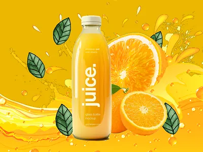 ORANGE JUICE POSTER DESIGN graphic design juice orange orange juice design