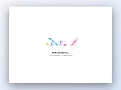 Interactive empty state. empty state interactive rive tag ui web app