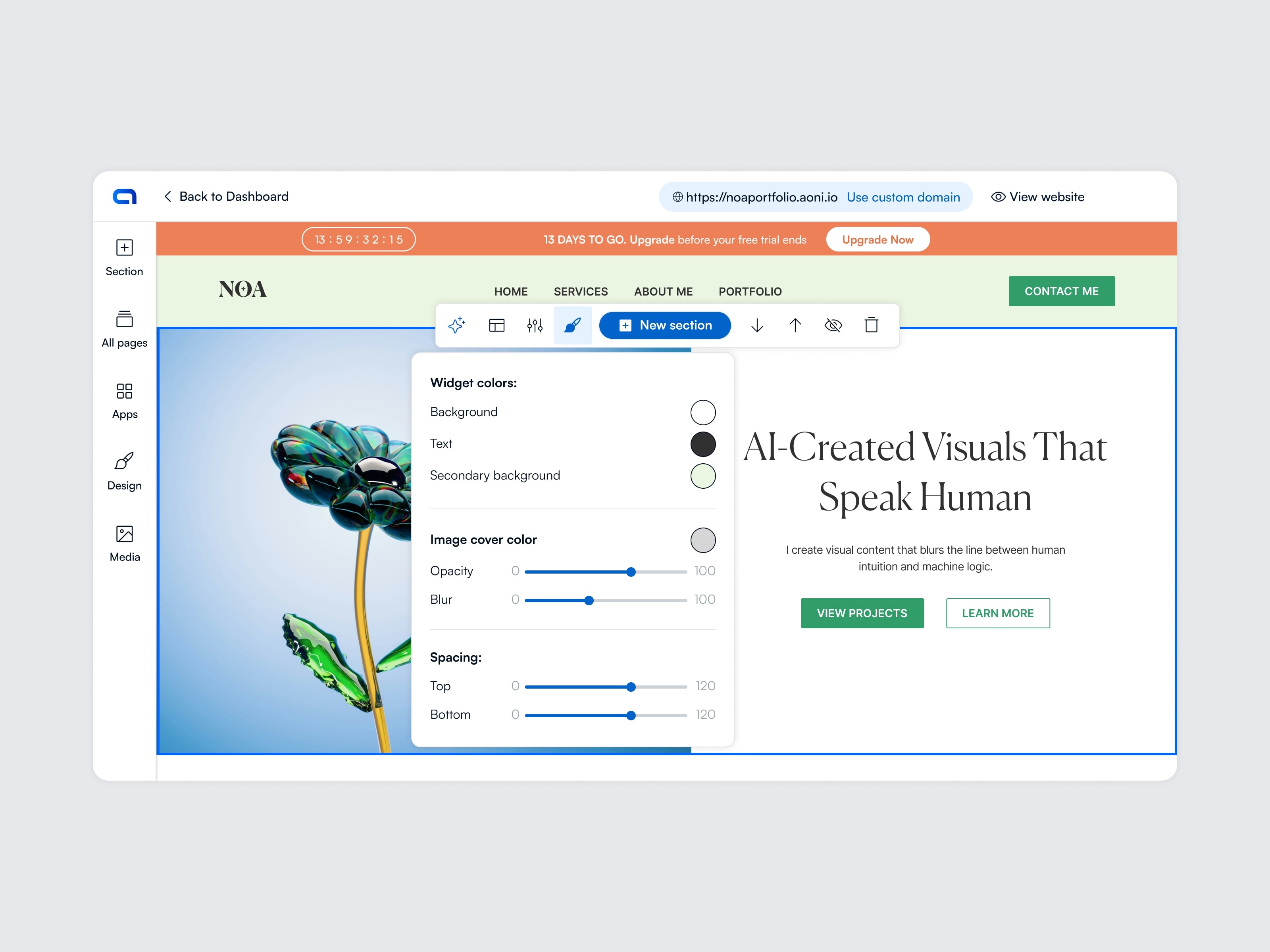 Editor UX Upgrade: Simplified Page Panel ai website builder design thinking editor editor design ui ux case study ux ui website builder