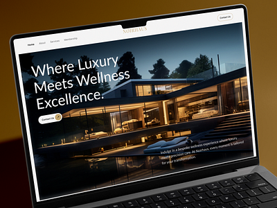 Luxury House Management Website — Premium UI concierge website estate management home page house management ui landing page lifestyle luxury ui luxury website property management real estate real estate website web web design webdesign website website design