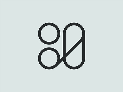 HUT RI 80 - Logo design, branding, monogram, number abstract logo branding design icon illustration lettering logo logo design logotype minimalist logo modern logo monogram monoline simple logo typography ui