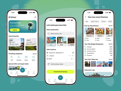 🌍 AI Travel Planner - Smarter Trips, Happier Travelers aidesign aitravelplanner aiux artificialintelligence mobiledesign smarttravel travelapp travelux tripplanner uxuidesign vacationplanning