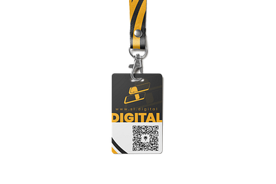 Branded ID Badges – Custom Event & Business Accreditation Design acreditaion branding graphic design id badge illustration