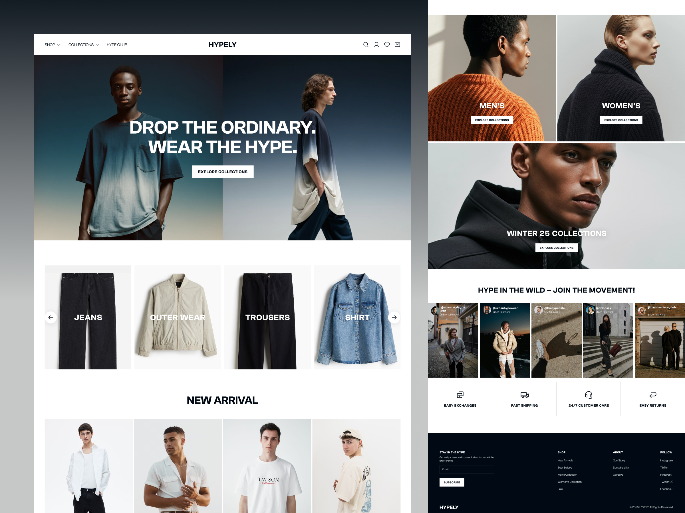 Example of Premium Website UI/UX Design