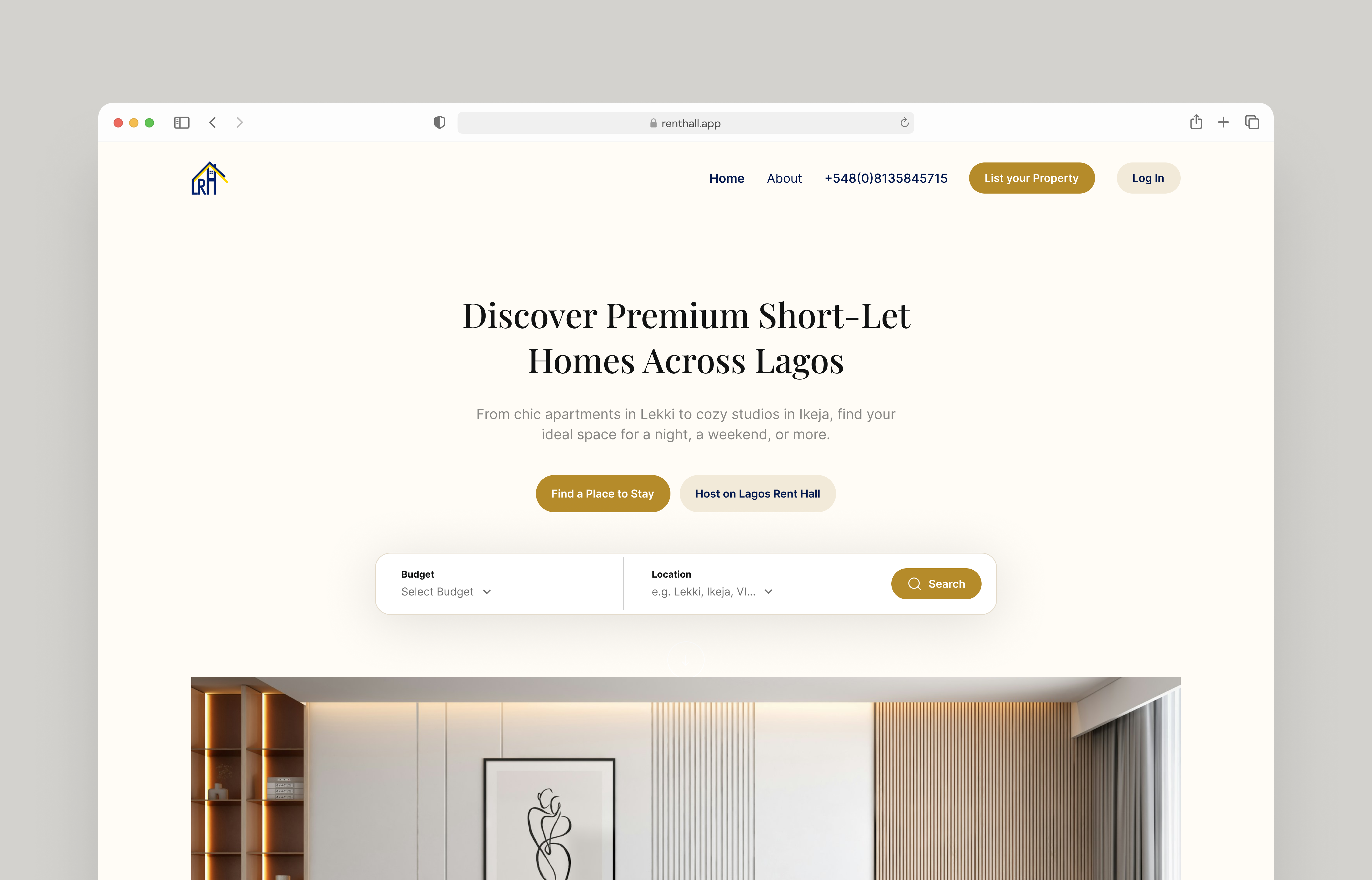 Example of High Converting Landing Page Design