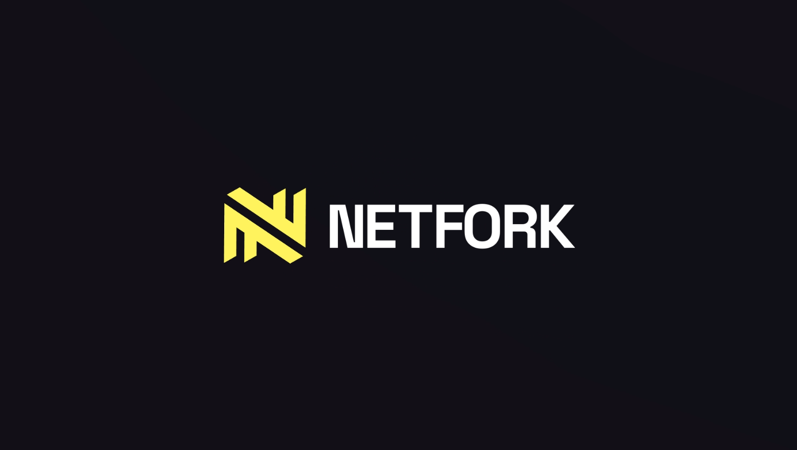 NETFORK rebranding - development agency agency logo brand identity branding design studio development branding digital agency it company logo logo animation logo rebranding logodesign logotype minimal purple rebranding project studio logo tech branding visual identity visualredesign yellow