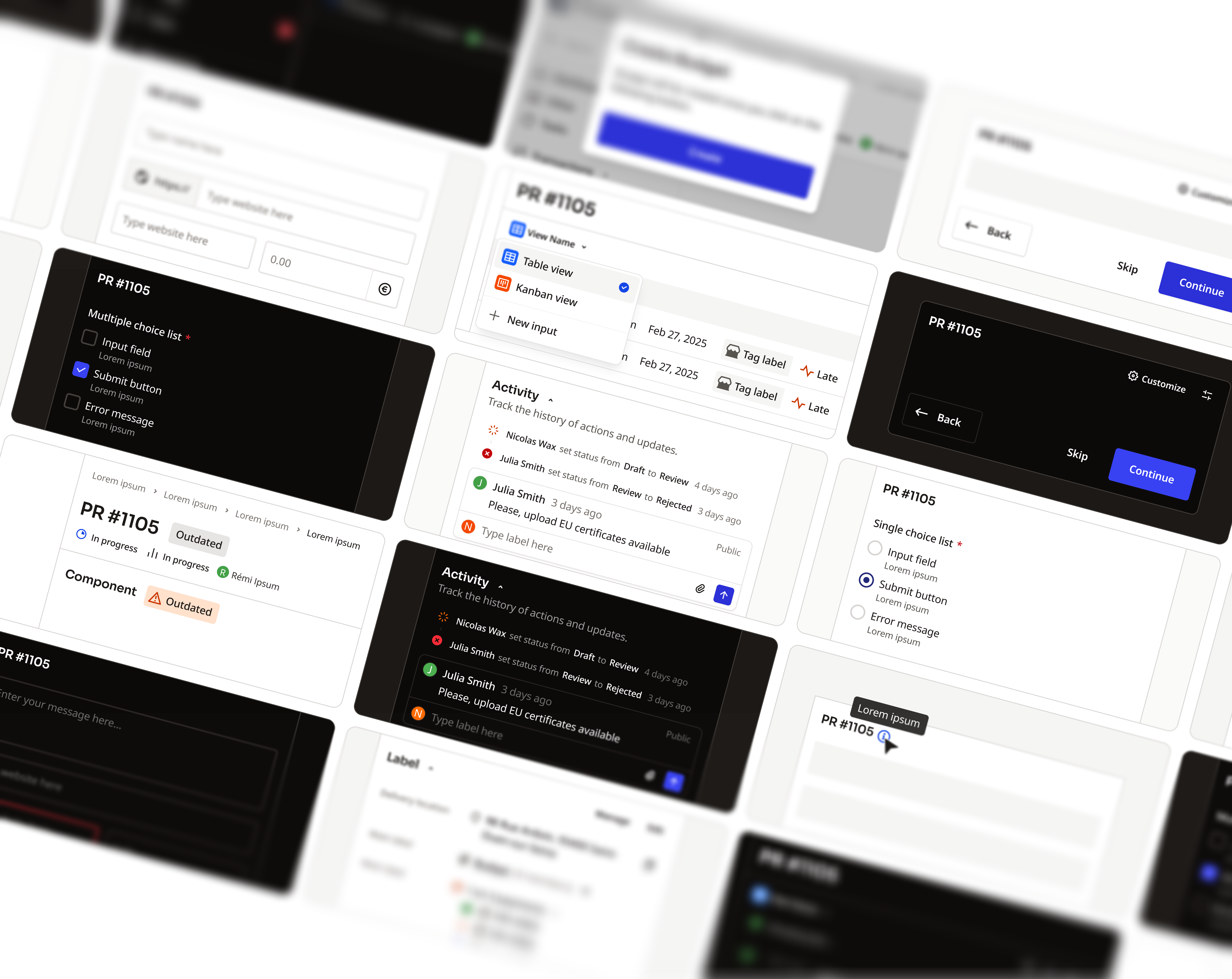 Design System Thumbs activity assets atomic button card checkbox components dark documentation feed illustration light navigation product system table thumbs ui user interface ux