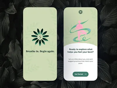 Serenly – Onboarding UI accesibility app design dailyui design figma mentalhealthapp onboarding uidesign user experience uxdesign wellnessapp