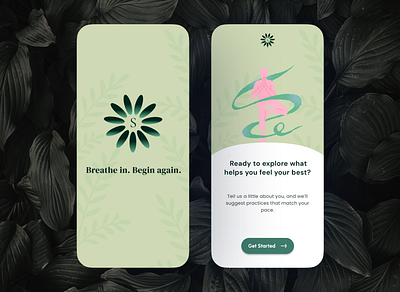 Serenly – Onboarding UI accesibility app design dailyui design figma mentalhealthapp onboarding uidesign user experience uxdesign wellnessapp