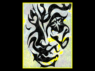 a type of weird stranger’s face you see in the U-Bahn at 4.07 am art graphic design poster