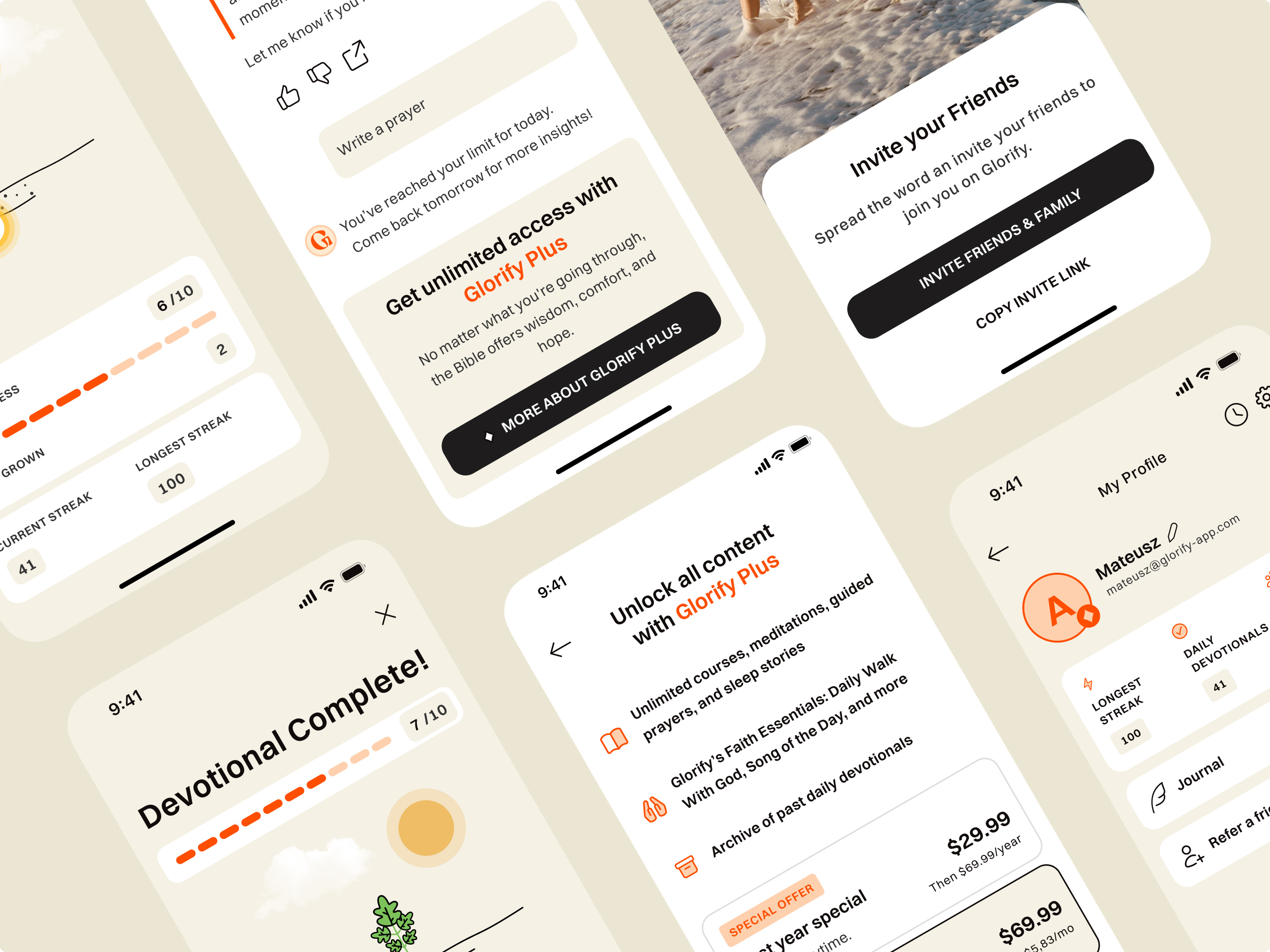 Example of Mobile & Web App Design