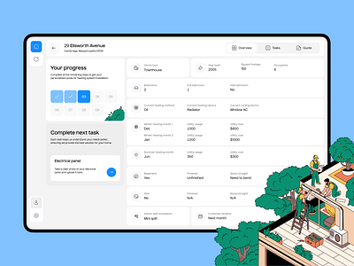 Client Dashboard for Manatee Energy branding dashboards design design studio graphic design illustration interaction interface landing landing page product design ui ui design ux ux design web design website design website development