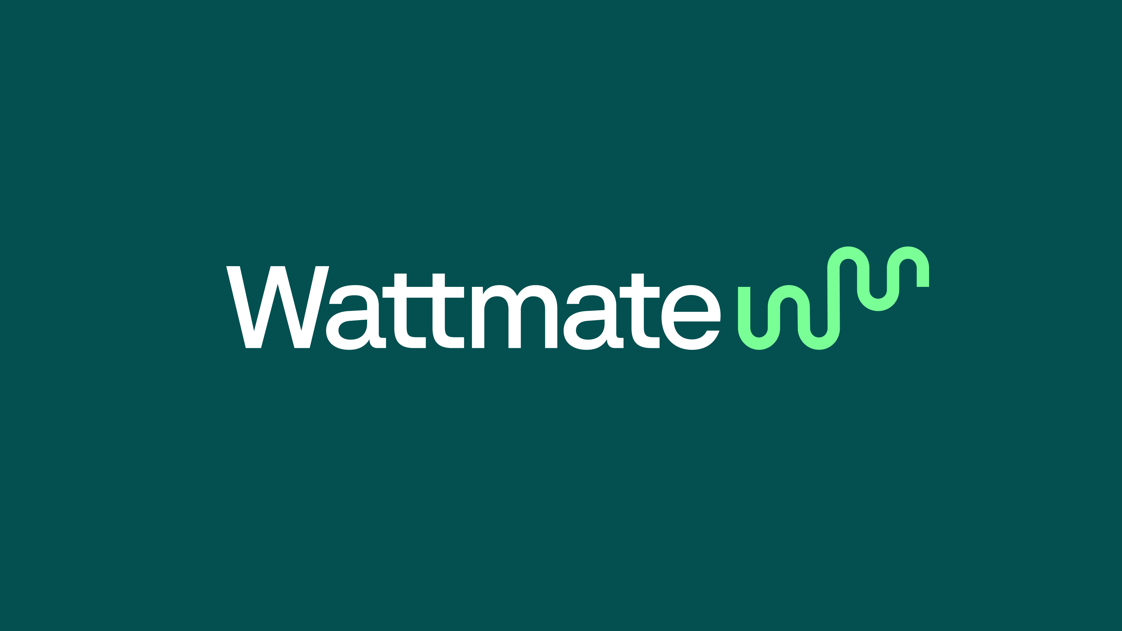Wattmate Logo branding digital product energy logo renewables wind energy