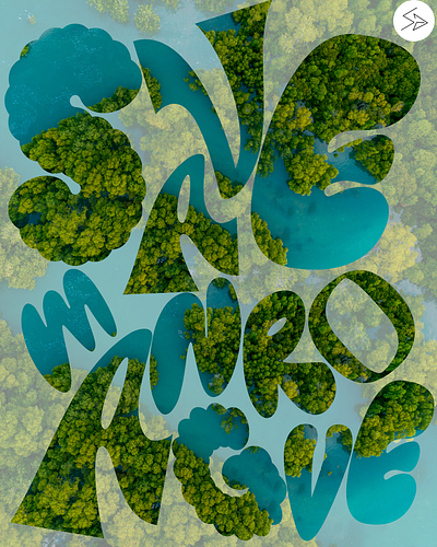 Save Mangrove Poster 🌳🌿🎨 animation branding graphic design logo motion graphics