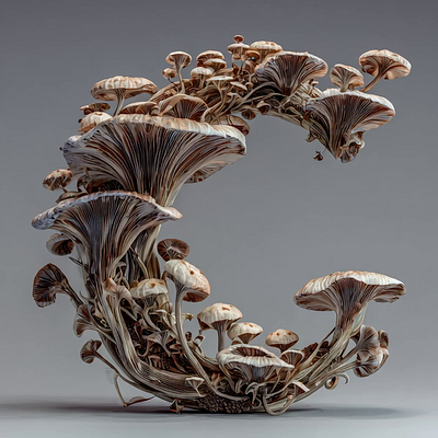 AI Textures & Mouvment ai animation midjourney nature organic typography