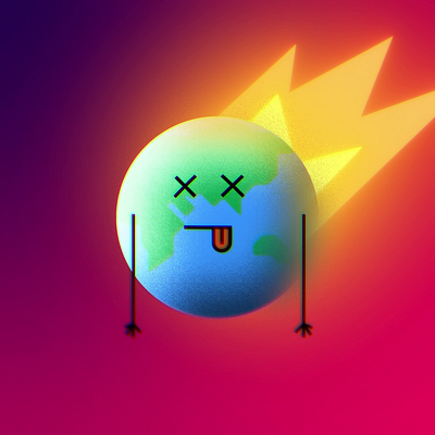 The end is nigh... 🌎🔥 2d animated videos animated videos edinburgh animation animation studio edinburgh apocalypse burning design earth earth emoji emoji explainer videos fab design fire flat design illustration motion design motion graphics