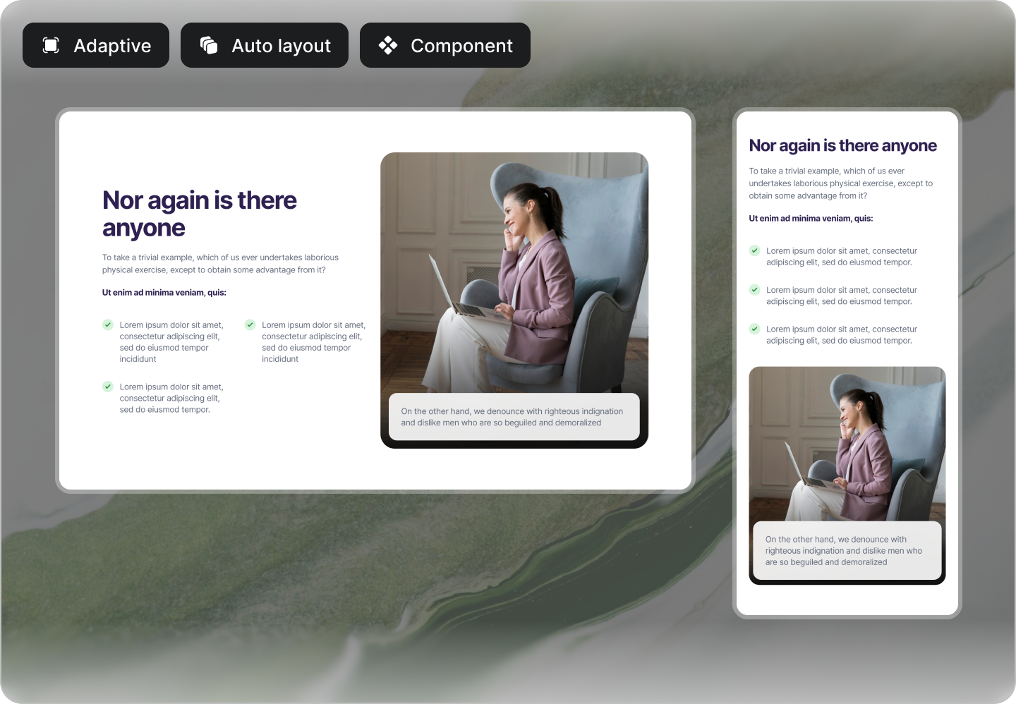 Figma Features Section / Benefit benefit components copy to figma design figma figma design graphic design illustration pricing uiblockify